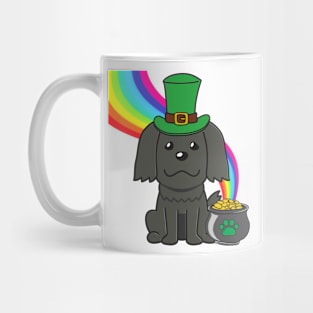 Funny sheepdog celebrates st patricks day Mug